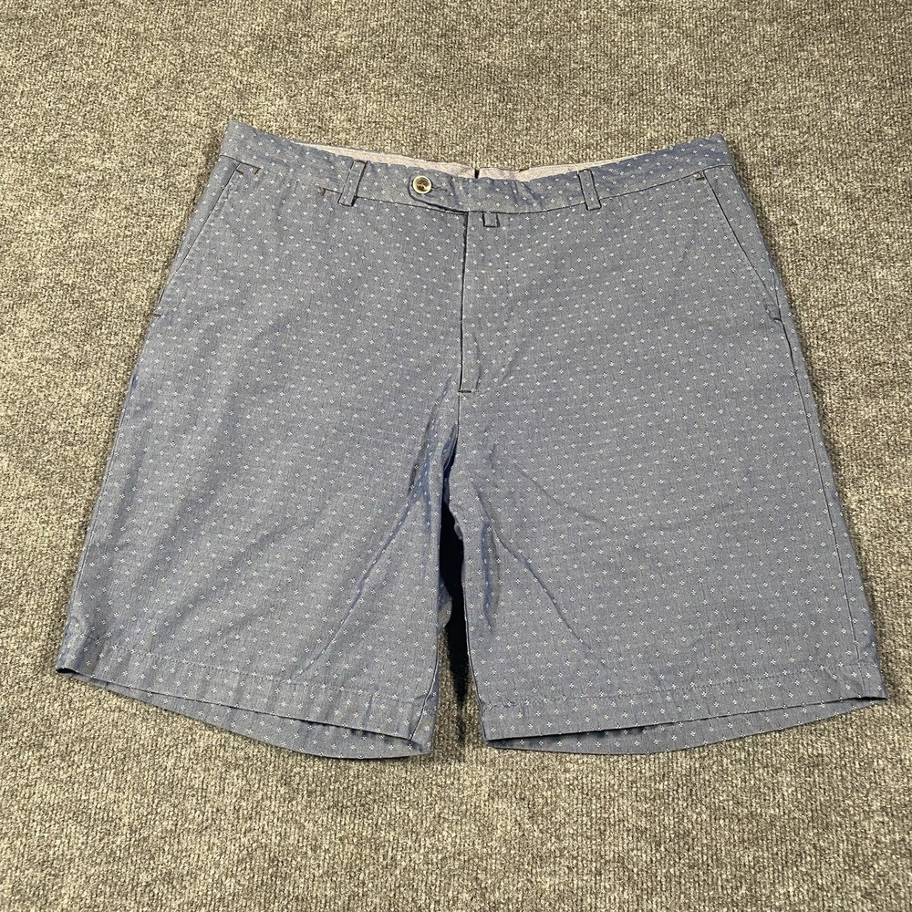Peter Millar Golf Shorts Mens Size 38 Polka Dot Print Retro Style Cotton Casual